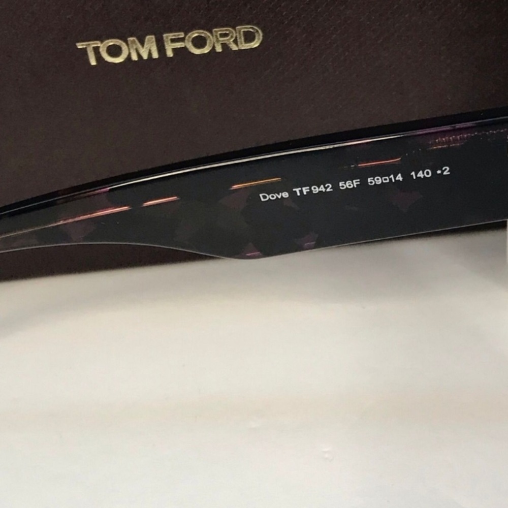 TOM FORD Dove Sunglasses Tortoise Havana Brown TF942 - Picture 7 of 16